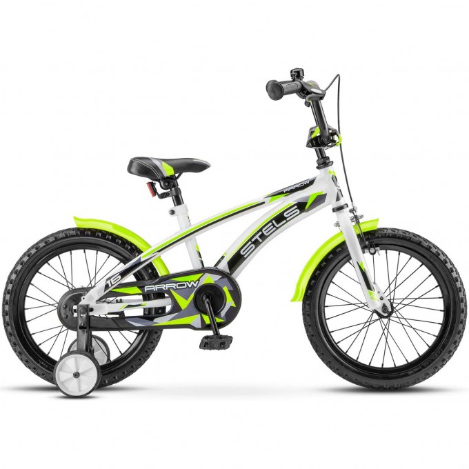 Велосипед STELS 16" Arrow V020 (LU085302) белый/зелёный 2001000233250