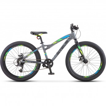 Велосипед STELS Adrenalin MD 24" V010 антрацитовый (LU091583), рама 13,5", 2023