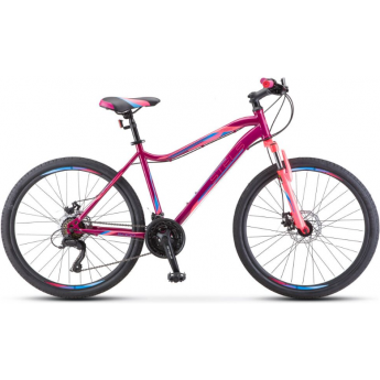 Велосипед STELS Miss-5000 MD V020 фиолетовый/розовый (LU096322), рама 18", 2023