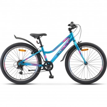 Велосипед STELS Navigator 24" 420 V V030 морская-волна (LU093469), рама 12", 2023