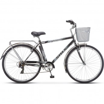 Велосипед STELS Navigator 28" 350 V Z010 (с корзиной) (LU101711) черный
