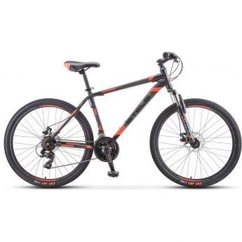 Велосипед STELS Navigator 500 MD F020 Серый/Красный 26" (LU096003), рама 20", 2023