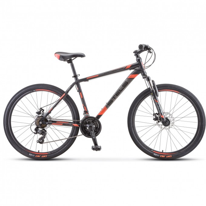 Велосипед STELS Navigator 500 MD F020 Серый/Красный 26" (LU096003), рама 20", 2023 KUBC0069002021JU0001642