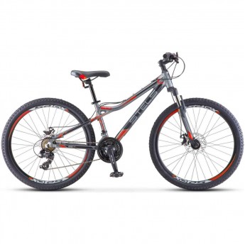 Велосипед STELS Navigator 610 D V010 антрацитовый 26" (LU093801), рама 14"