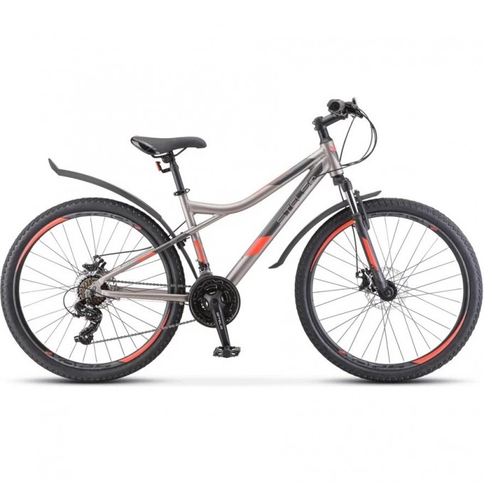 Велосипед STELS Navigator 610 MD V050 Серый/Красный 26Ø (LU098465), рама 14" KUBC0068202021KU0004377