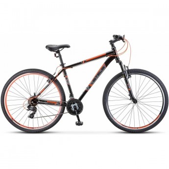 Велосипед STELS Navigator-700 V 27.5" F020, рама 21", Чёрный/красный