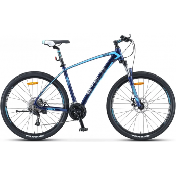 Велосипед STELS Navigator 760 MD V010 тёмно-синий 27.5" (LU093433), рама 17,5", 2023