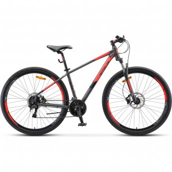 Велосипед STELS Navigator 920 D V010 антрацитовый/красный 29" (LU094356), рама 16,5"