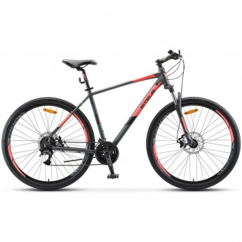Велосипед STELS Navigator 920 MD V010 антрацитовый/красный 29" (LU094357), рама 16,5"
